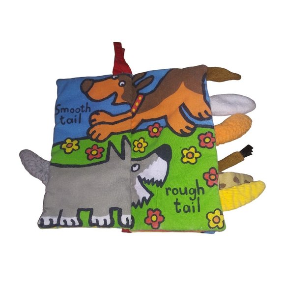 Jellycat London Puppy Tails Soft Cover Baby Book Anne Wilkinson Plush Book - Picture 2 of 10